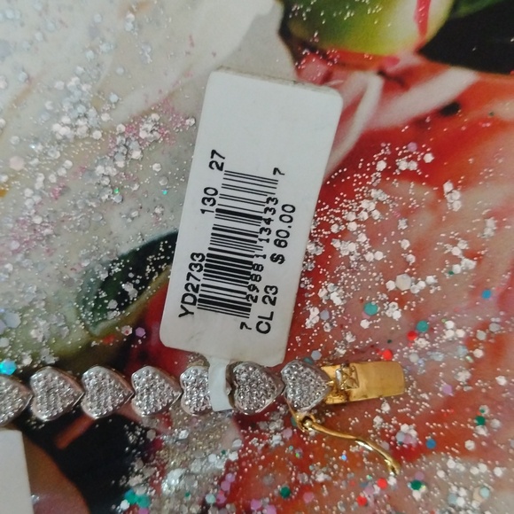 Brand new Heat Bracelet 24KT Over sterling with Genuine Diamond ... - Picture 4 of 9